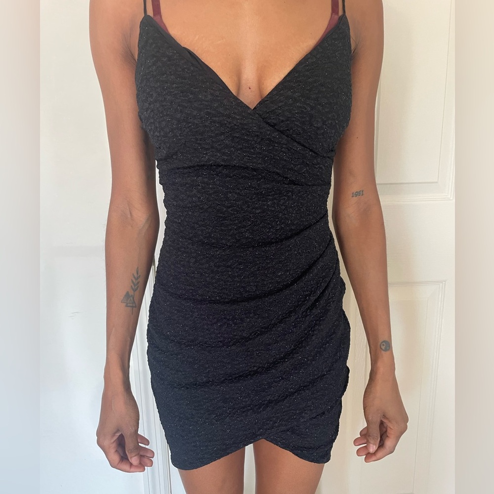 Charlotte Russe Black Backless Dress